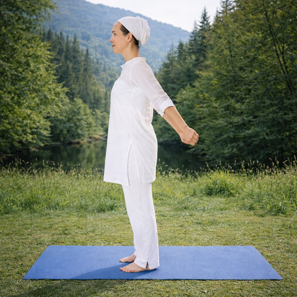 Kundalini Yoga Kriya - New Lungs and Circulation - Reverse Arms Swings