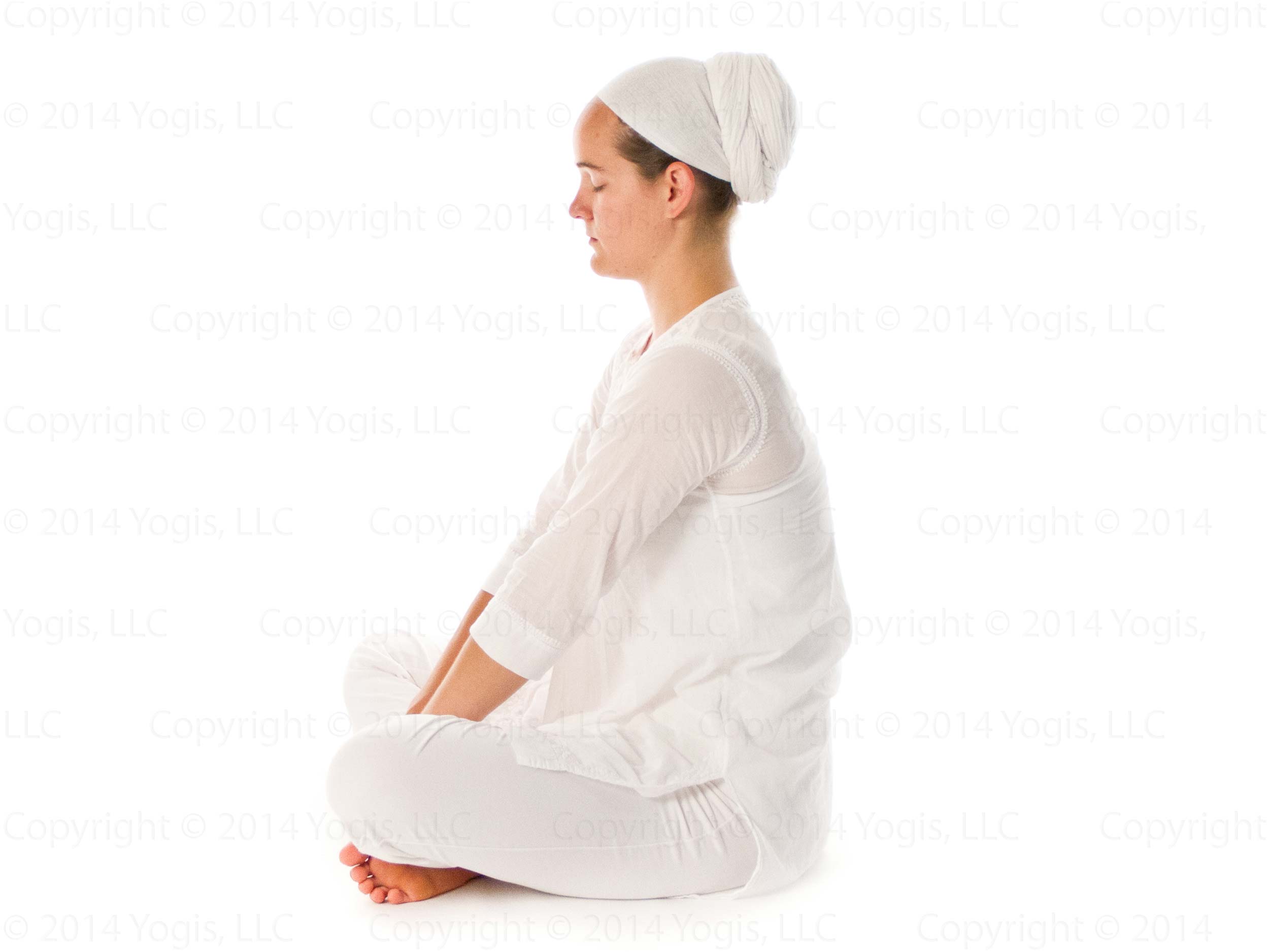 Spine Flex in Easy Pose