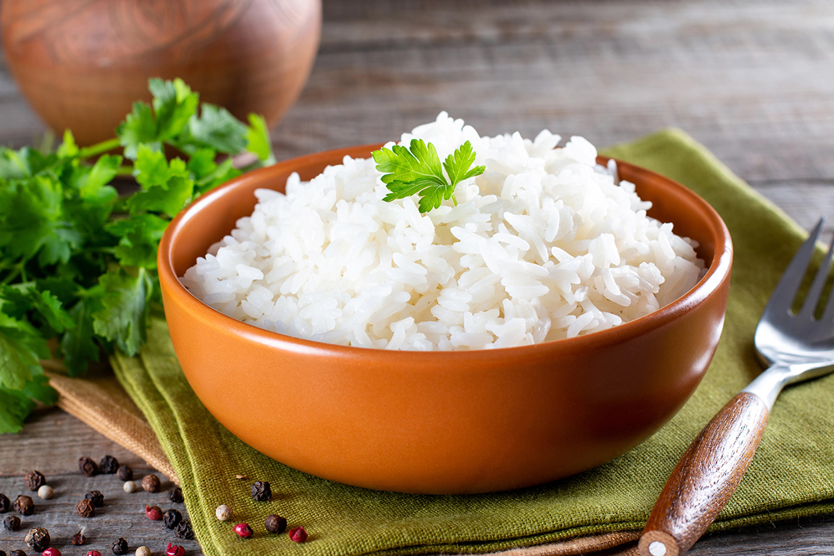 Basmati Rice with Garlic and Parsley