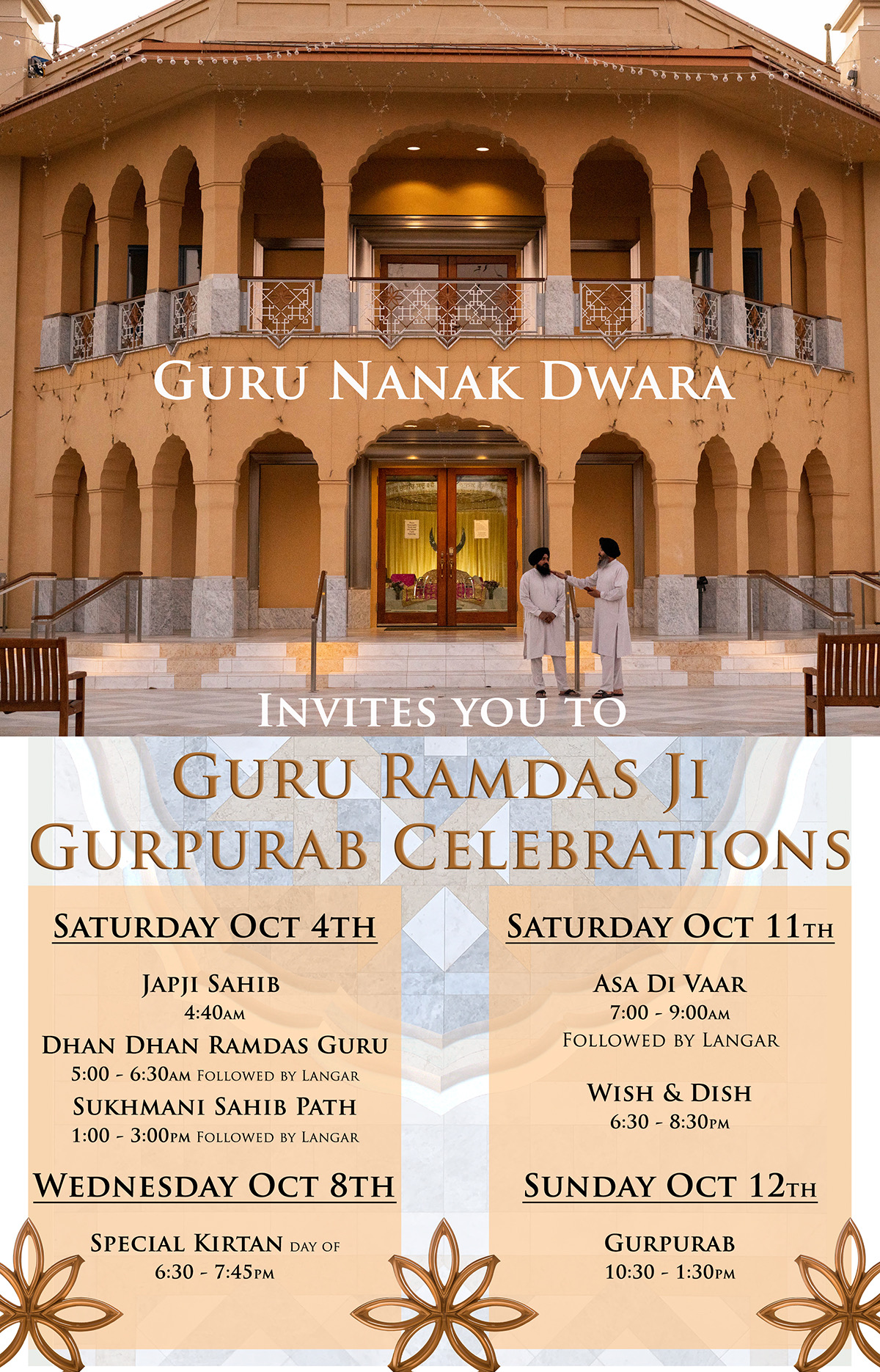 Guru Nanak Dwara Gurpurab Celebrations