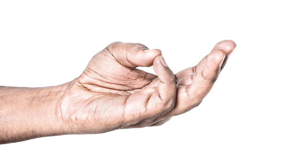 Hand on Buddhi Mudra