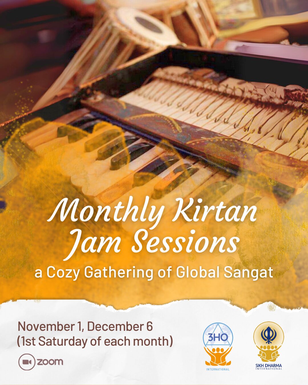 Monthly Kirtan Jam Sessions