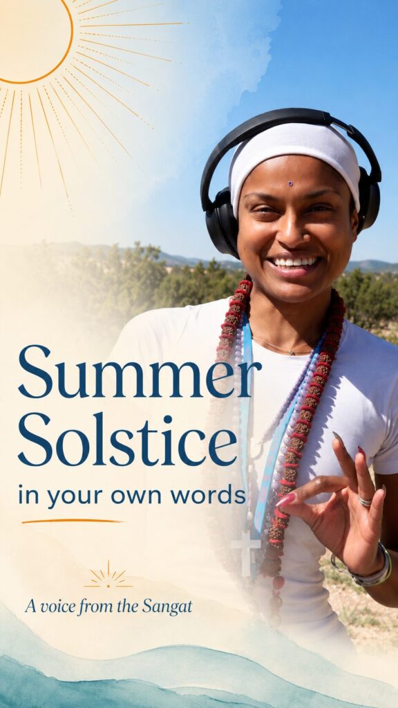 Summer Solstice In Your Own Words