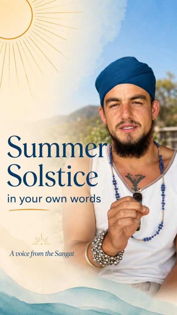 Summer Solstice in Your Own Words
